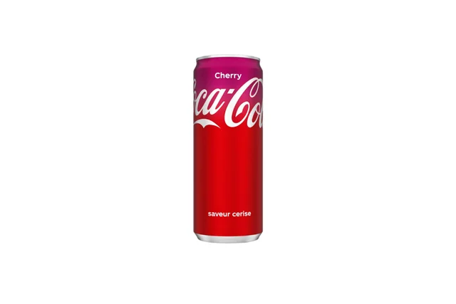 Coca Cherry 33cl - menu CRISPY SOUL, poulet frit halal et waffle burgers